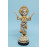 Divine Child Jesus with Halo – Elegant Gold-Accented Religious Figurine