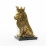 Royal Golden Lion with Crown Statue – Decorative Showpiece for Table, Home & Office Decor
