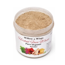 Willow & Wisps Herbal Face Wash | Pure Organic Herbal Face Wash Powder - 100g