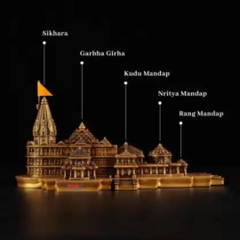 Welno Ram Mandir Ayodhya Model Authentic Design Ideal for Home Temple