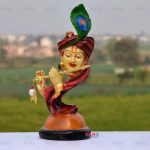 Welno Big Size Lord Krishna with Murli Idol God Krishna Decorative Showpiece