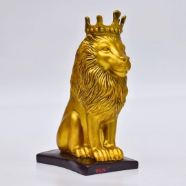 Welno, Antique King Lion Showpiece Statue for Home Decor, Front Door Decoration Items 