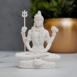  Welno Lord Shiva Statue Bholenath Murti Shivji Murti for Car Dashboard Gift Decorative Showpiece 