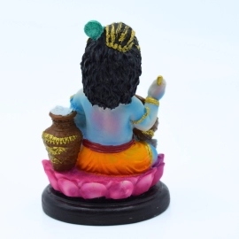 Welno, Krishna Murti Idol Statue Showpiece Gift Makhan Chor Kanha Ji Bal Gopal Statue Decorative Showpiece