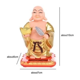 Welno, Buddha with Holding Ingot and Waving Fan